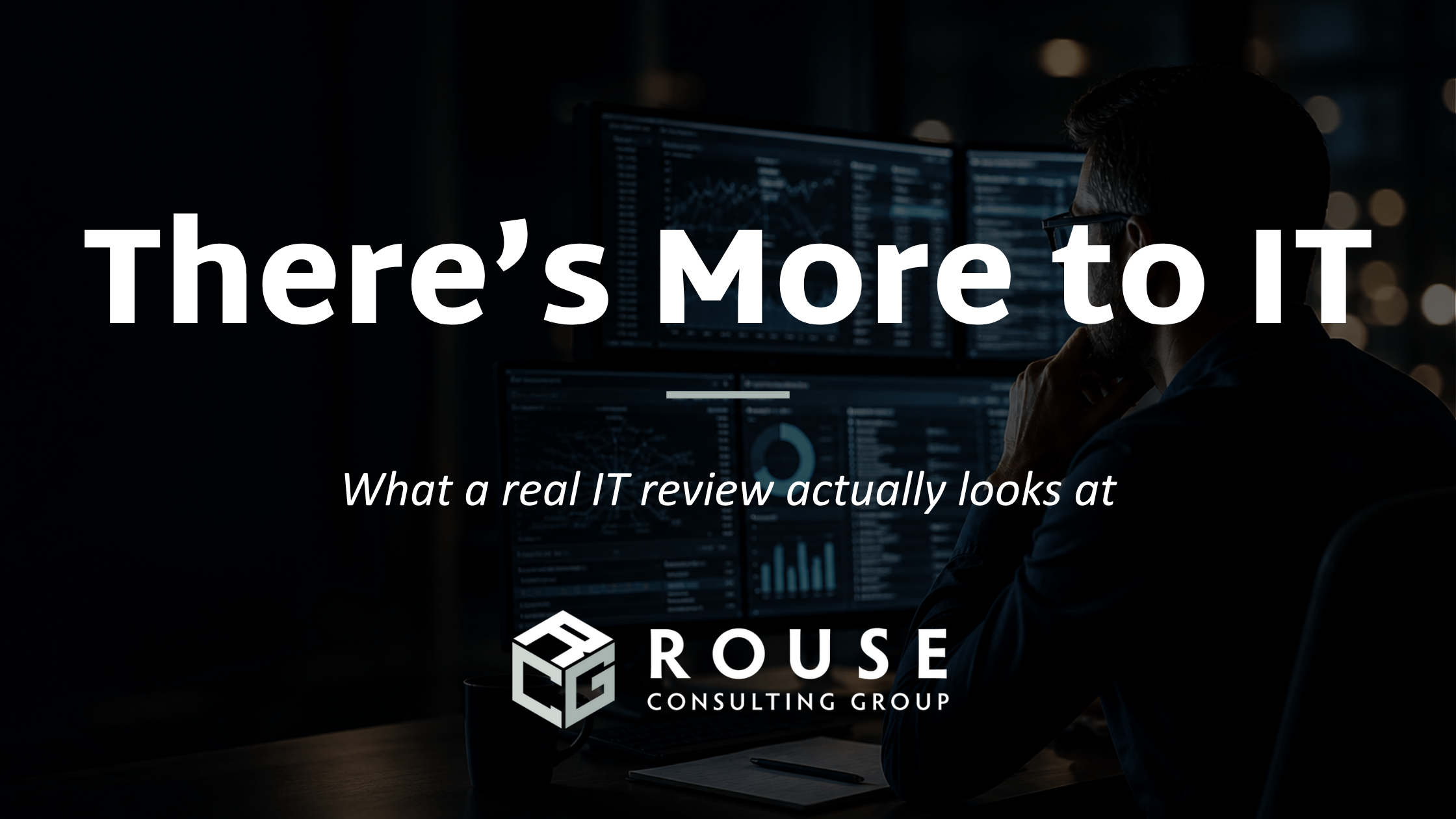 IT environment review showing hidden infrastructure and performance issues