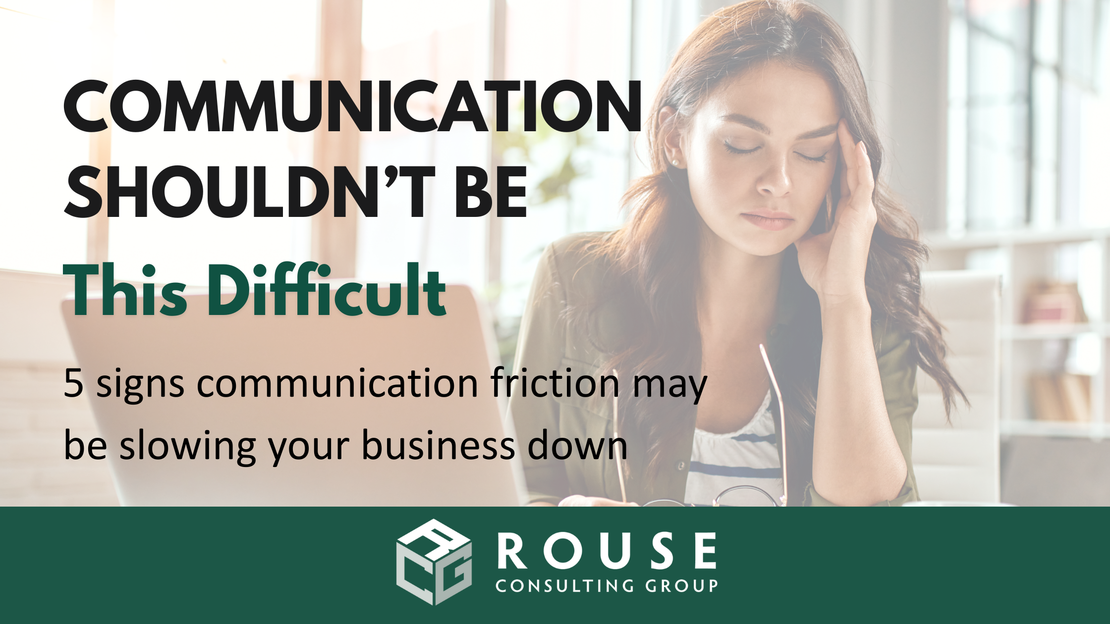 Business professional experiencing communication friction in the workplace.