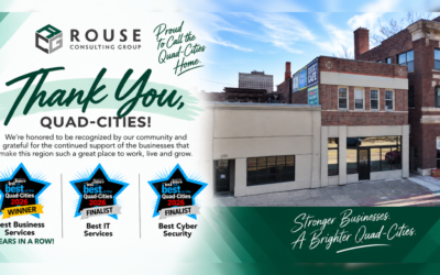 Rouse Named Best Business Services in the Quad Cities for 4th Year